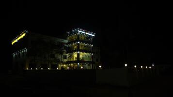 Front of property – evening/night