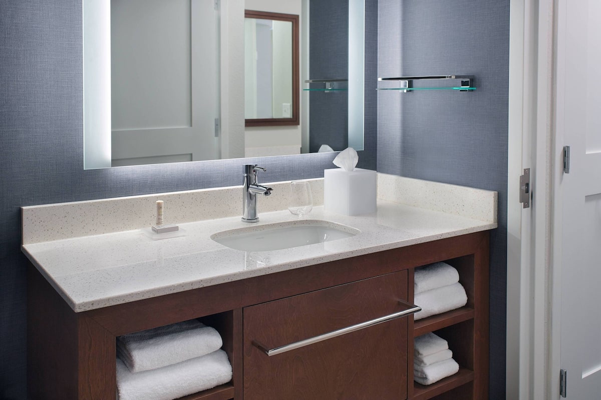 free toiletries, hair dryer, towels, soap