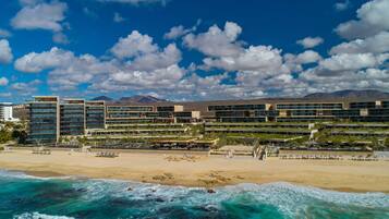 Private beach, white sand