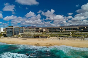 Private beach, white sand