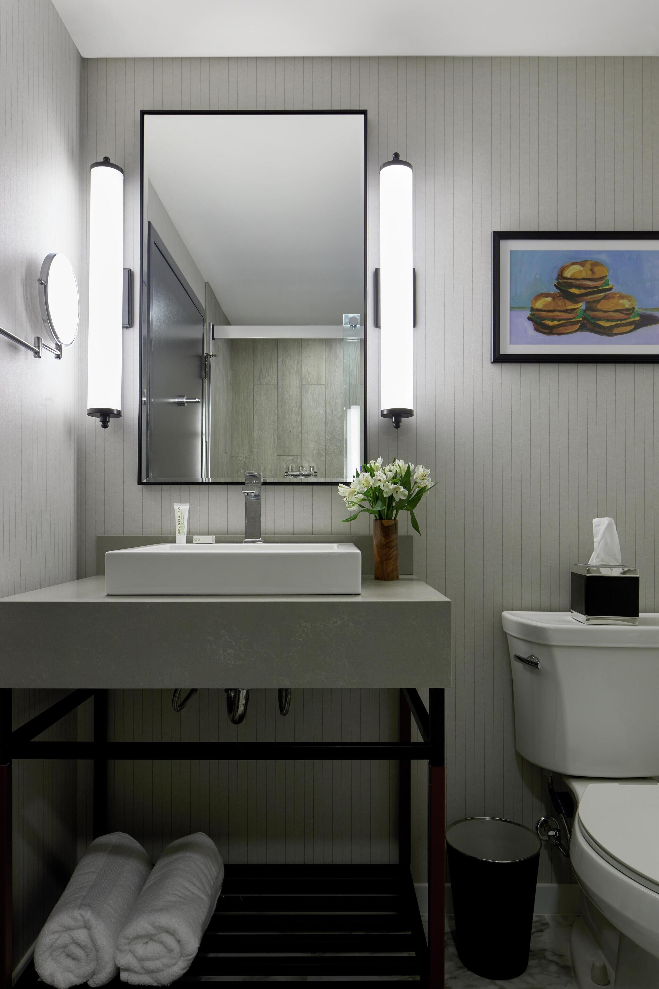 free toiletries, hair dryer, towels, soap