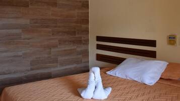 Blackout drapes, free WiFi, bed sheets