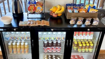 Free daily on-the-go breakfast
