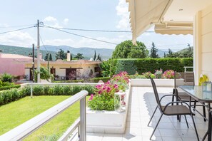 Villa, 2 Bedrooms | Terrace/patio - Bright & Spacious two-floor Family Garden Home (Marathon)