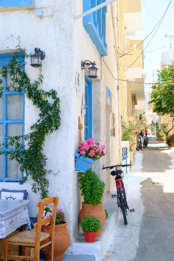 Blick von der Unterkunft