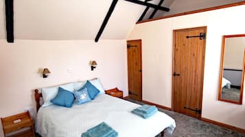 1 bedroom, desk, laptop workspace, iron/ironing board
