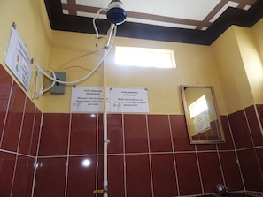 Economy Double Room, Shared Bathroom | Bathroom | Shower, soap, toilet paper