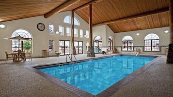 Indoor pool, seasonal outdoor pool