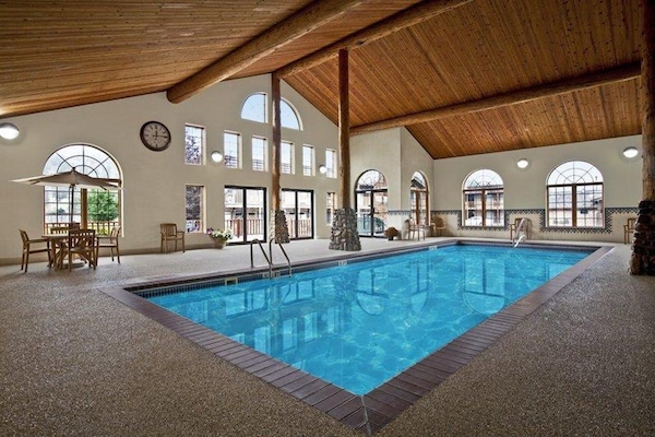 Indoor pool, seasonal outdoor pool