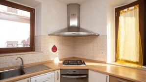 Private kitchen - N032 - Numana, new three-room apartment with terrace on the left (Numana)