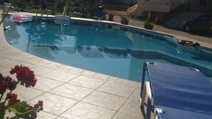 Apartment, Balcony, Side Pool View (Apartment 9) | View from room - Litinas Apartments (Chania)