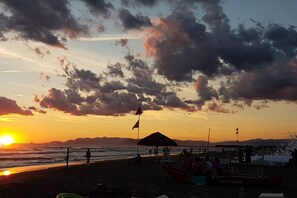 In Strandnähe, Strandtücher