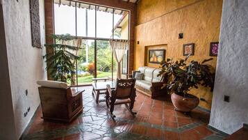 Smart TV, books, stereo