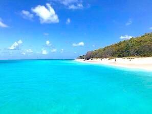 Utsikt mot havet/stranden