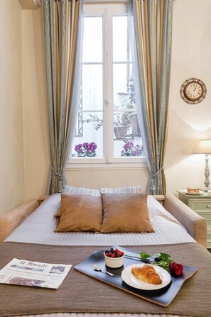 1 bedroom, iron/ironing board, WiFi, bed sheets - Le Jardin Du Marais - Beaubourg (Paris)