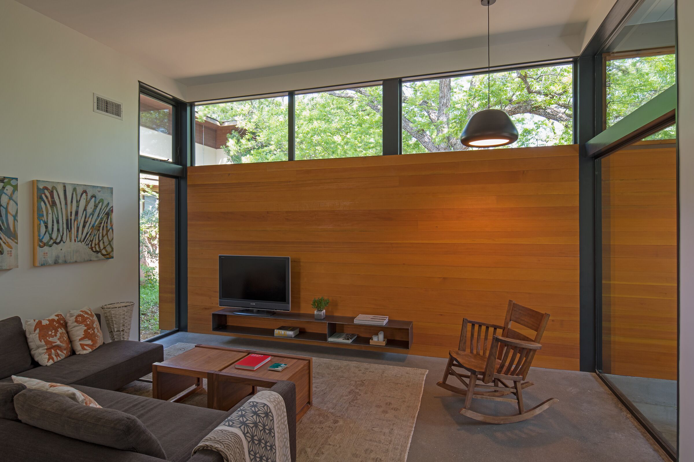 Modern small house in Travis Heights