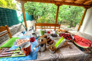 Opções para refeição ao ar livre