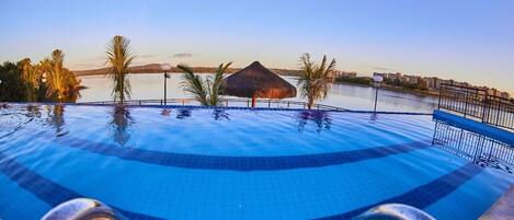 Indoor pool, a heated pool
