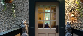 Downtown Asheville's Historic Biltmore Village; Griffin's Lair, shopping, walk.