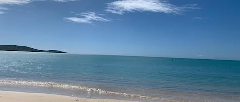 En la playa