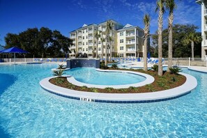 Indoor pool, outdoor pool