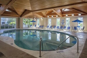 Indoor pool, outdoor pool