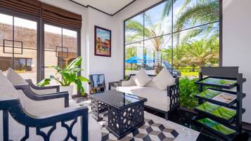 Lobby sitting area