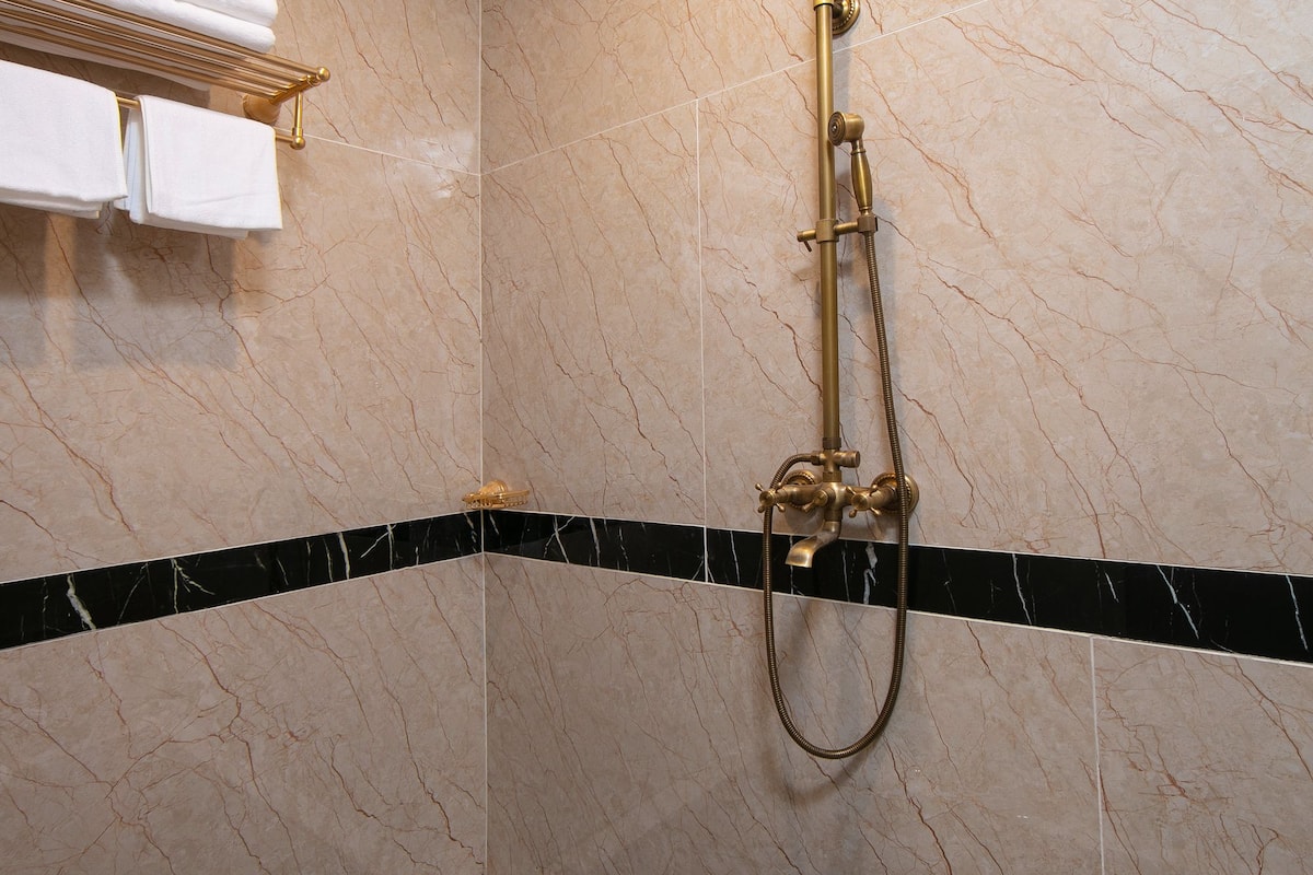 free toiletries, hair dryer, bathrobes, slippers