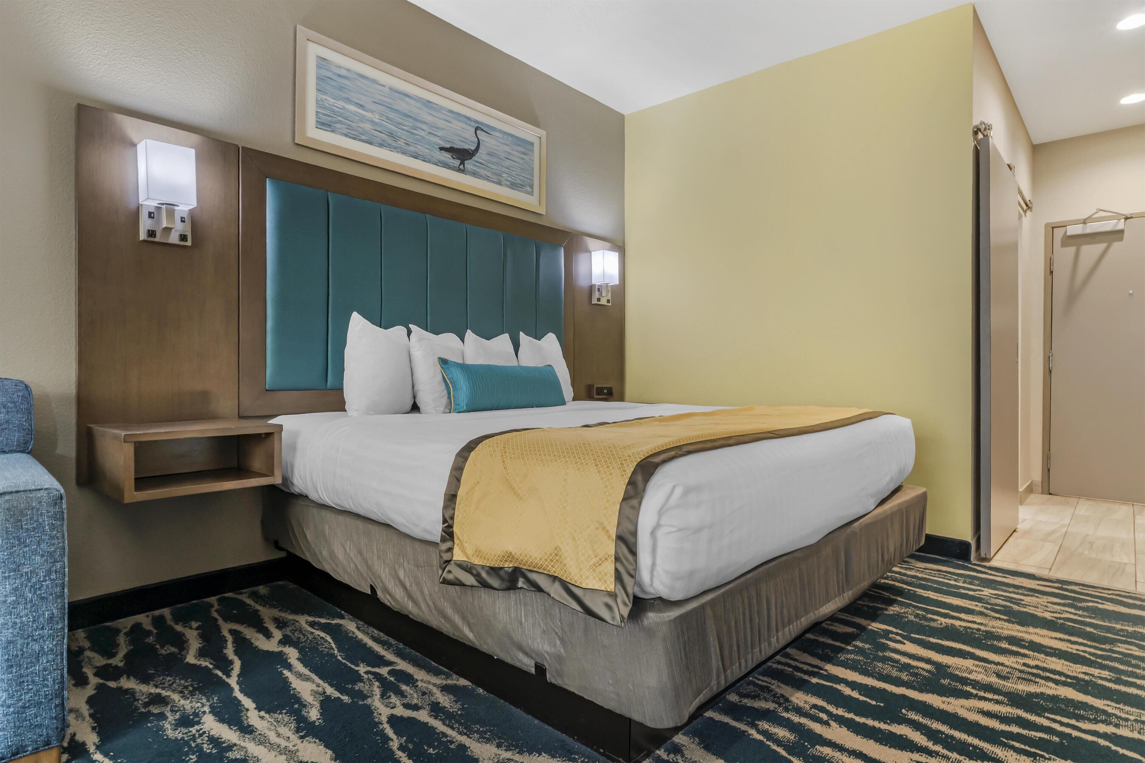 Standard Room, 1 King Bed, Non Smoking, Kitchenette (with Sofabed) | Desk, laptop workspace, iron/ironing board, WiFi (free)