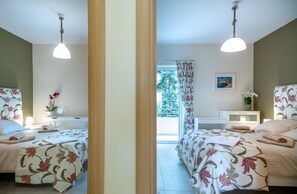 奢华公寓, 多张床, 海景 | 高档床上用品、特色装修、特色家居、隔音