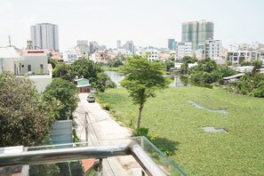 Blick von der Unterkunft