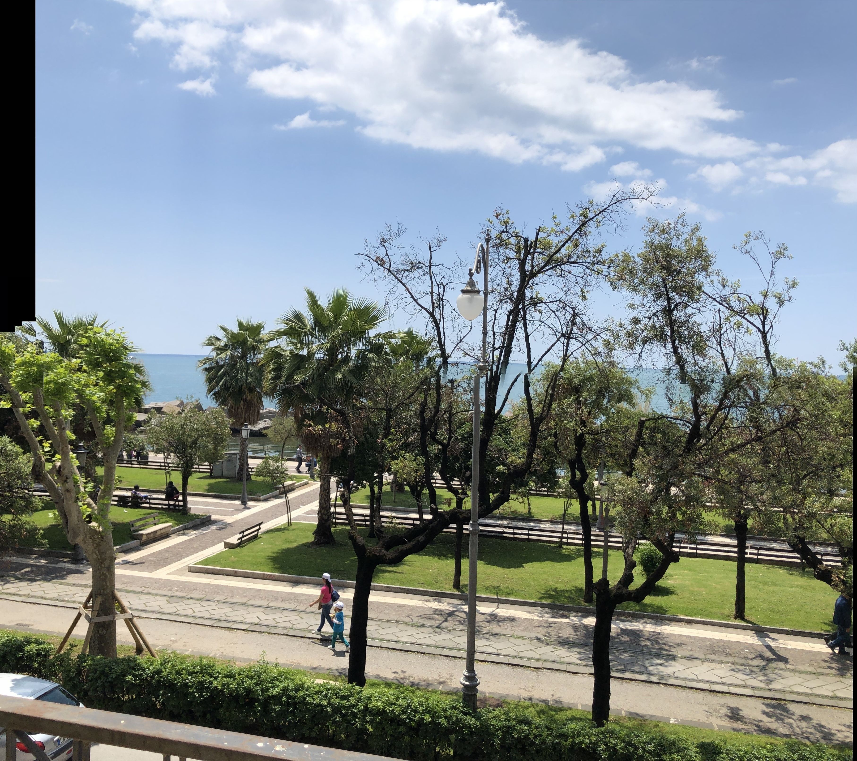 Apartamento panorámico, 2 habitaciones, vistas al mar | Balcón