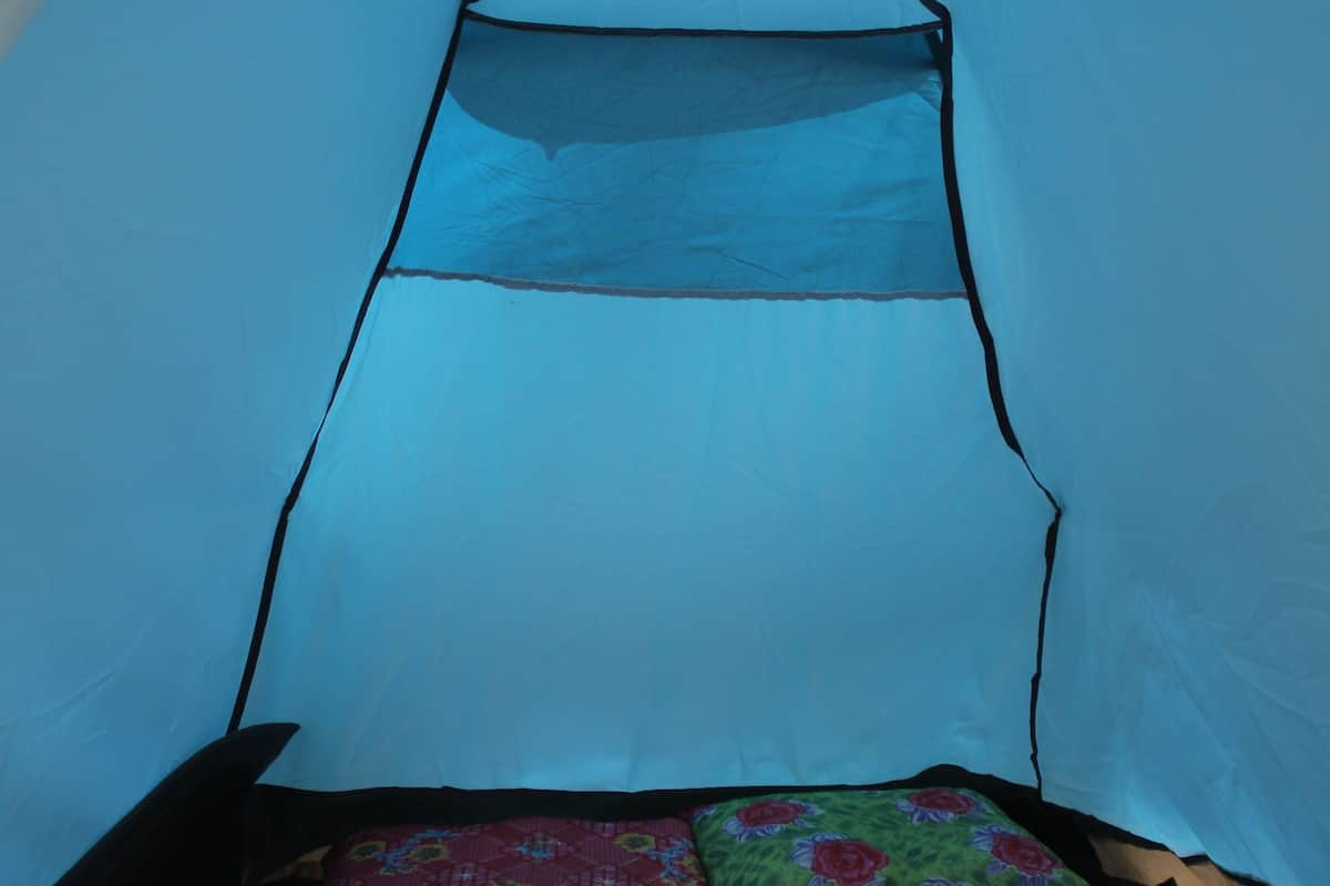 Basic Tent, Mountain View | Laptop workspace
