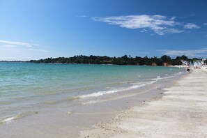 Beach nearby, sun-loungers