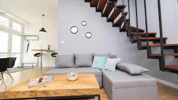 Apartamento | Área de estar | Smart TV