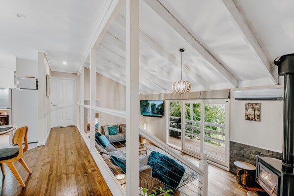 独立别墅, 3 间卧室 | 起居区 | 智能电视、壁炉、Netflix