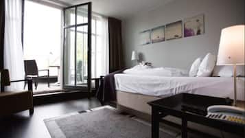 Comfort tweepersoonskamer | 1 slaapkamer, hypoallergeen beddengoed, een minibar