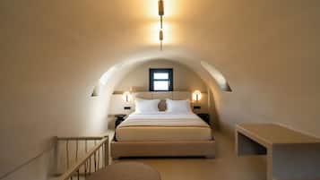 Ropa de cama de alta calidad y minibar