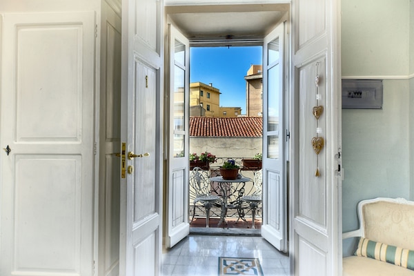 Romantic Double Room, Garden View | 1 bedroom, down duvets, memory-foam beds, individually decorated