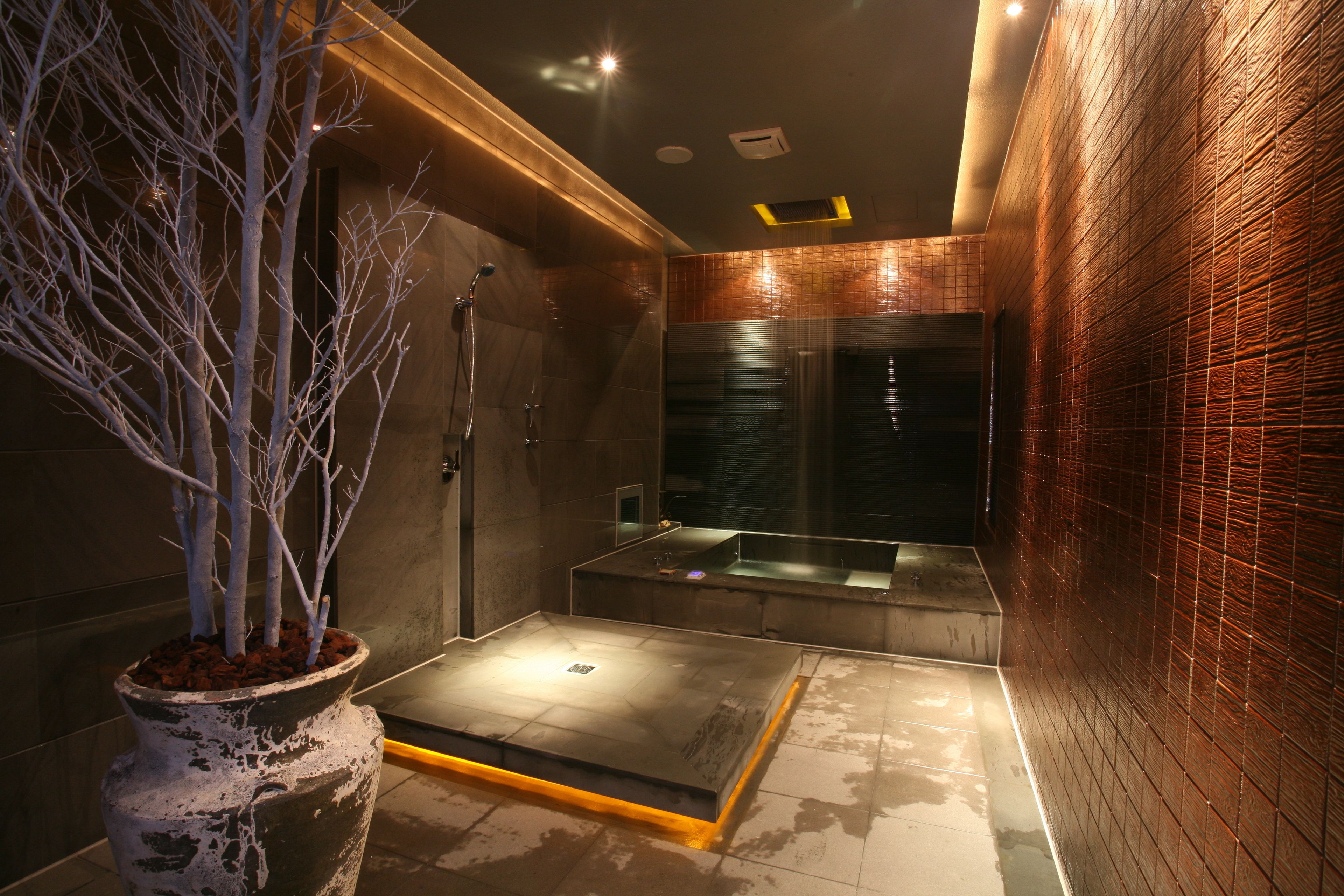 standard double room | bathroom | separate bathtub and shower, free toiletries, hair dryer, slippers