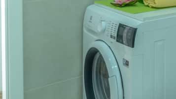 Apartment, Sea View | Bathroom | Shower, towels, soap, toilet paper