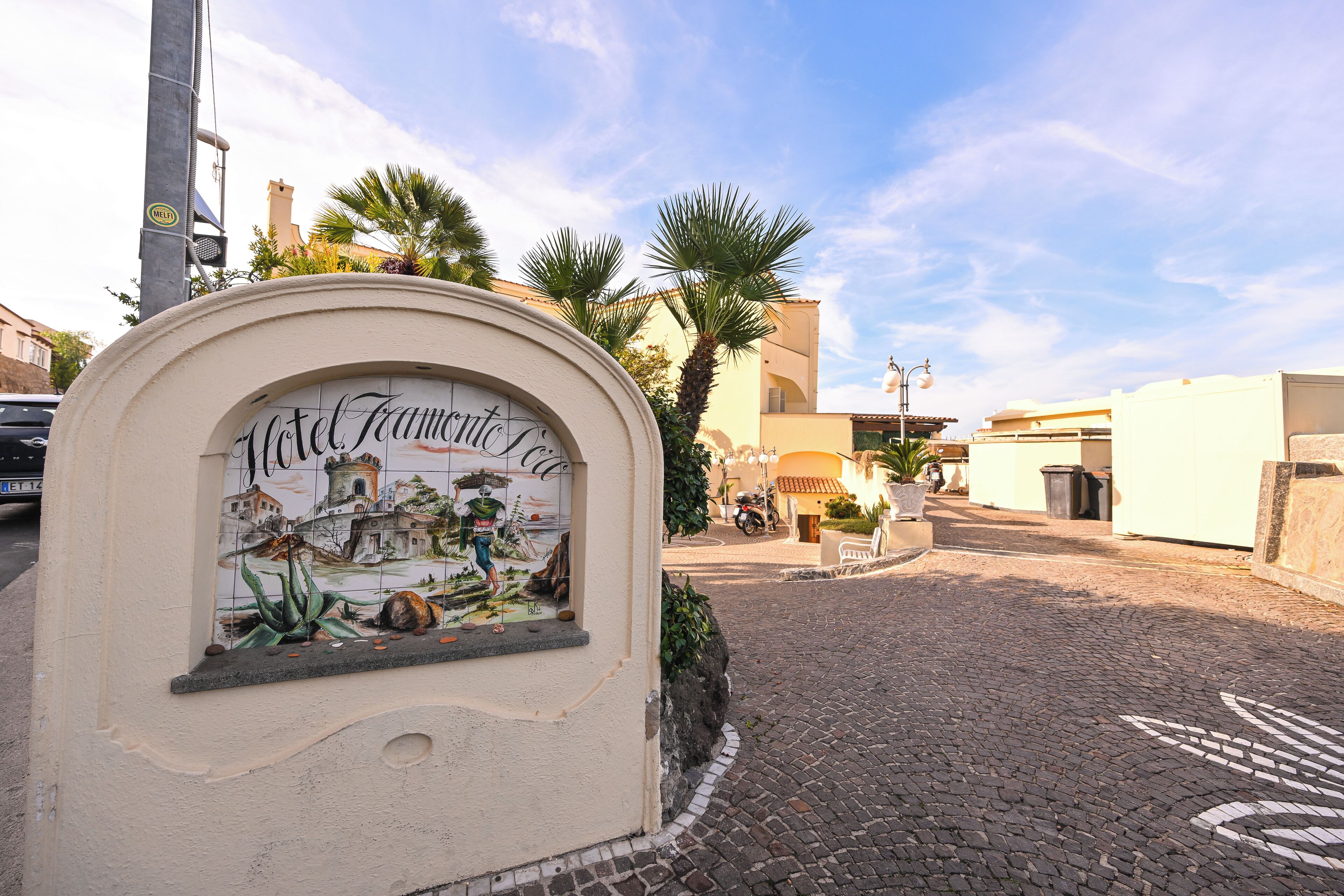 Fassade der Unterkunft