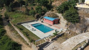 Indoor pool, outdoor pool