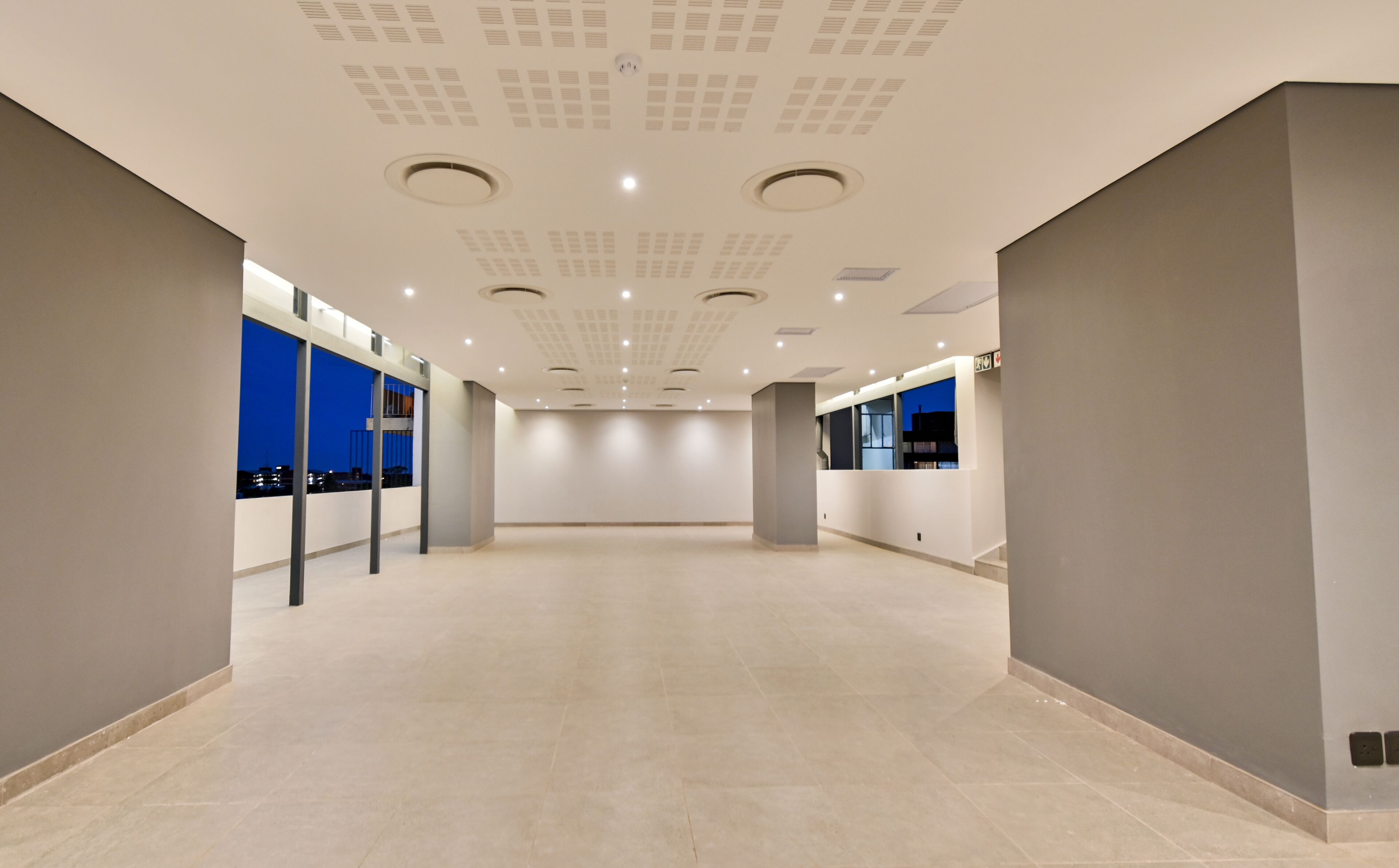 outdoor banquet area