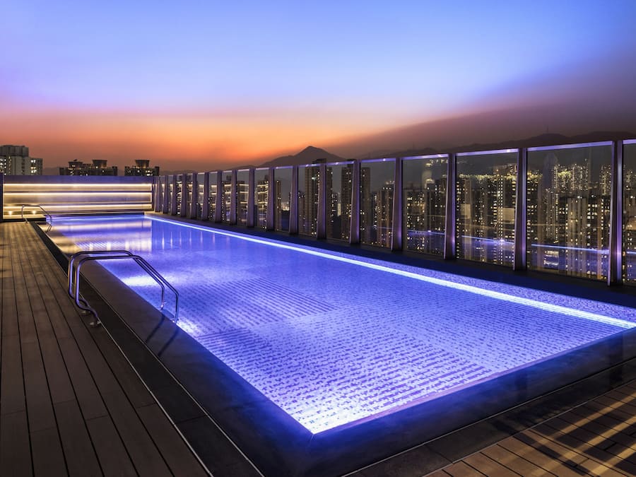 Seasonal outdoor pool, open 7:00 AM to 9:00 PM, lifeguards on site