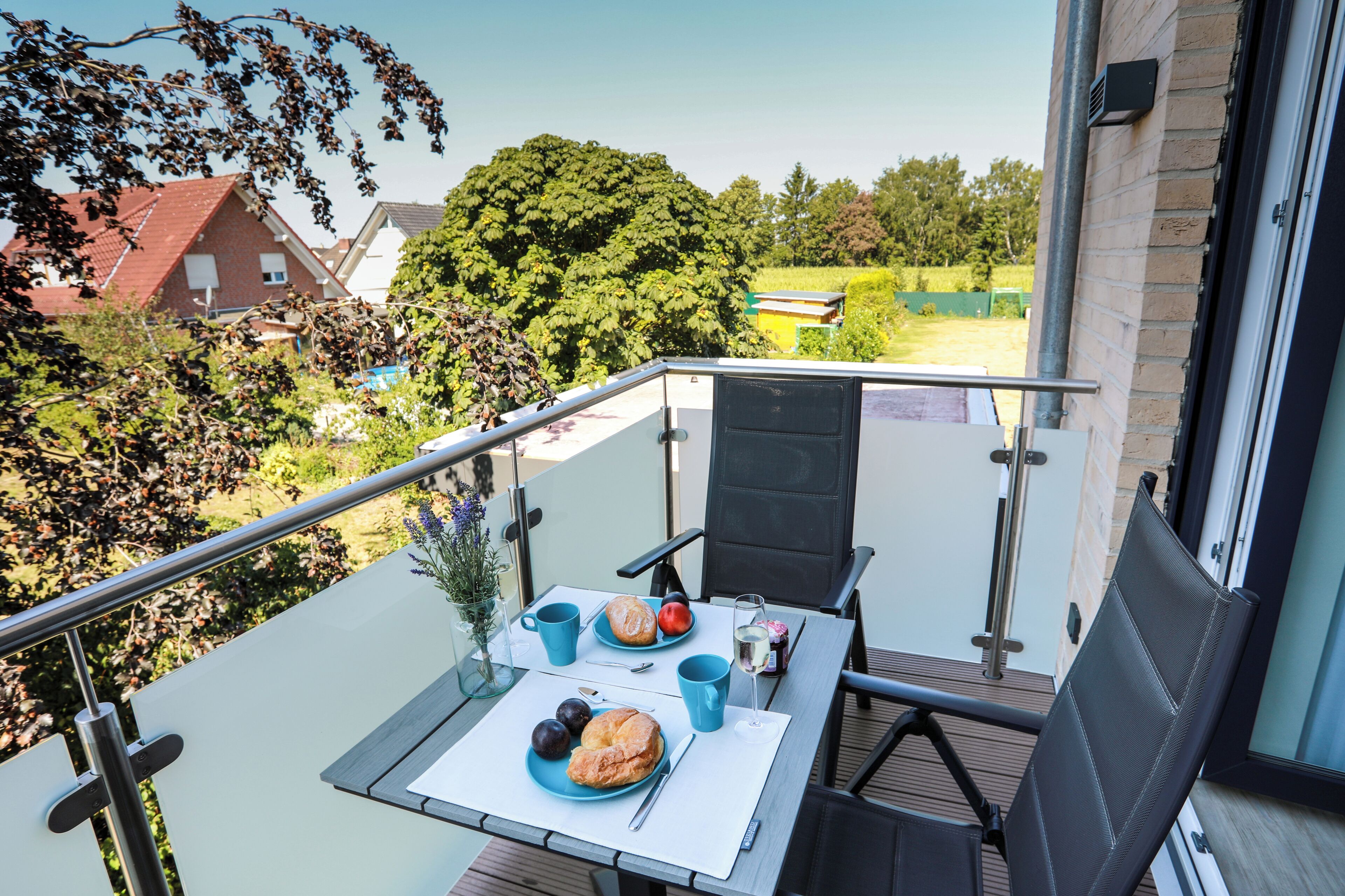 Apartemen Deluks, pemandangan kebun | Didekorasi berbeda-beda dan dilengkapi dengan perabotan berbeda-beda