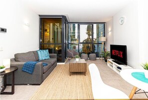 公寓, 1 間臥室 | 客廳 | 平面電視、Netflix