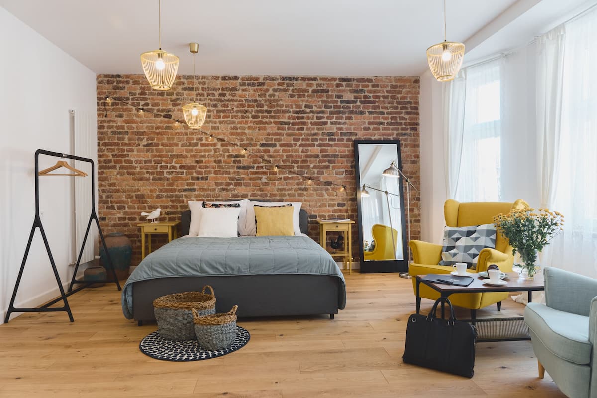 Appartamento Deluxe, 2 camere da letto, non fumatori, angolo cottura | 2 camere, con stile personalizzato, una scrivania, postazione laptop