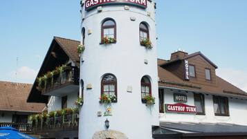 Overnatningsstedets facade