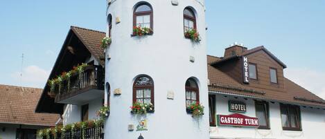 Façade de l’hébergement